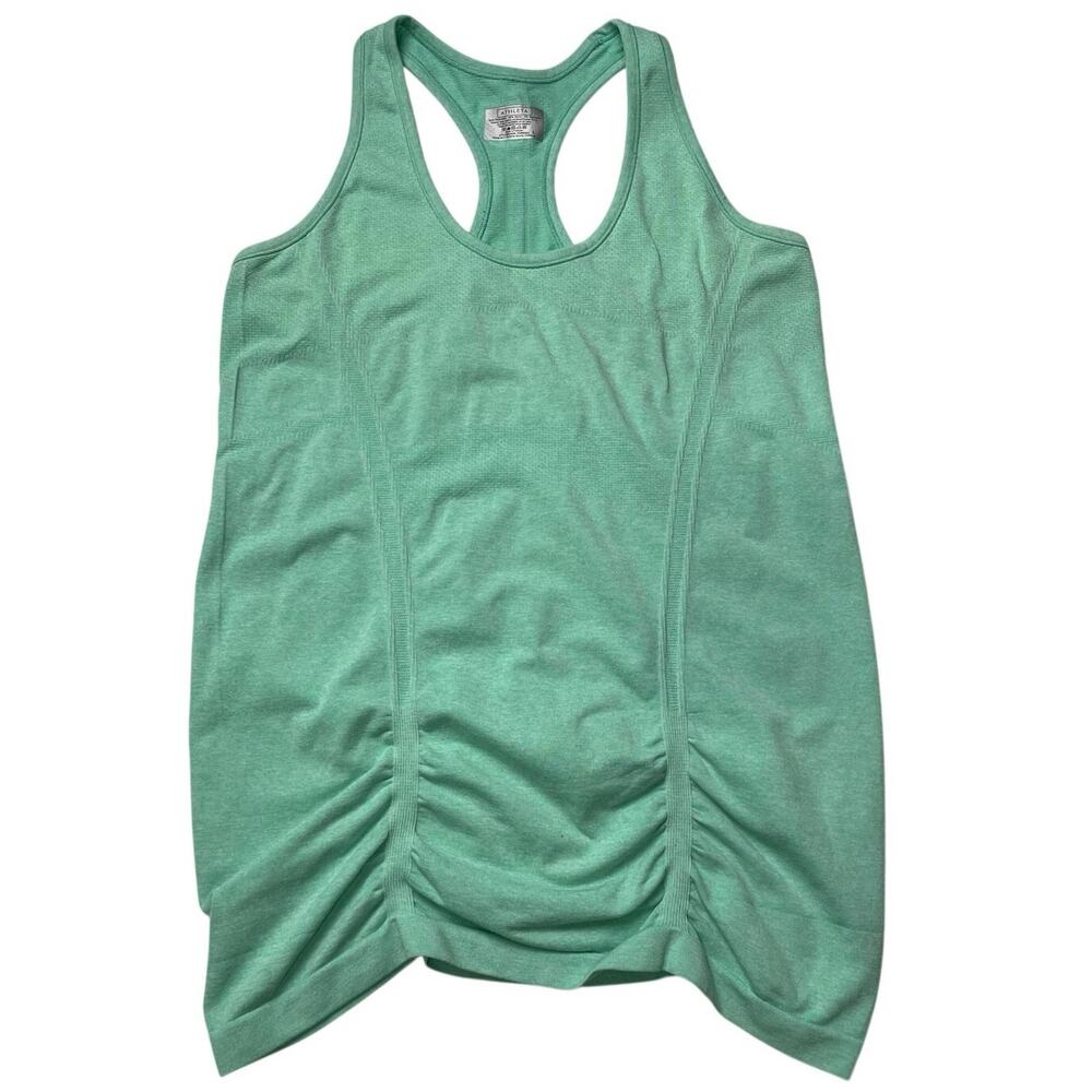 Athleta Fasted Track Seamless Mint Green Razor Back Tank Top -EUC